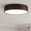Plafoniere Moderne-Selezionato da Mazzolaluce Plafoniera led 42w 3000k moderna 60cm cerchio marrone