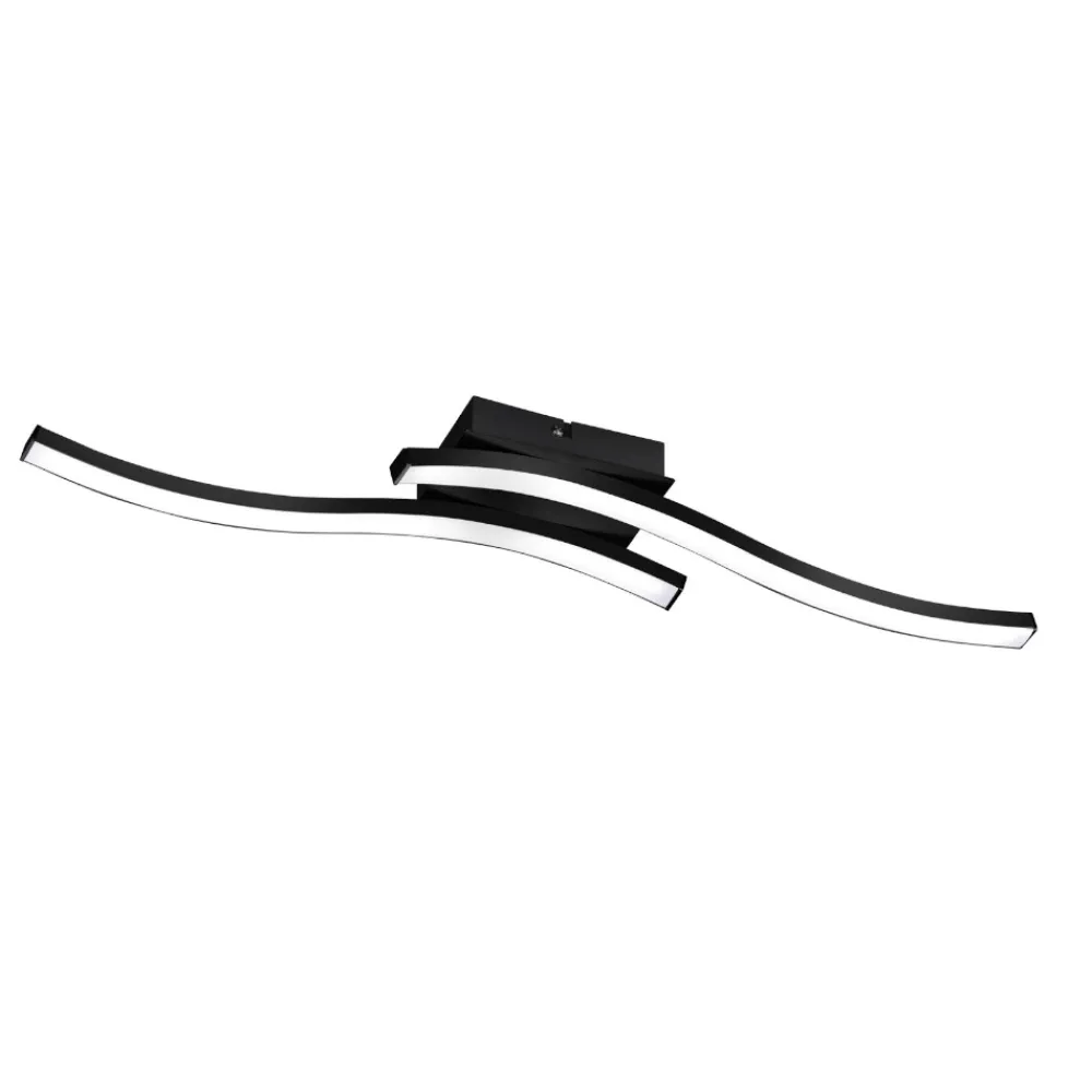Plafoniere Moderne-Selezionato da Mazzolaluce Plafoniera led 10w 3000k nera moderna design