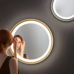 Plafoniere Moderne-Perenz Illuminazione Plafoniera led 38w 3000k oro miro perenz tonda moderna