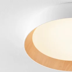Plafoniere Moderne-Selezionato da Mazzolaluce Plafoniera led 50w 3000k per cucina bianco effetto legno