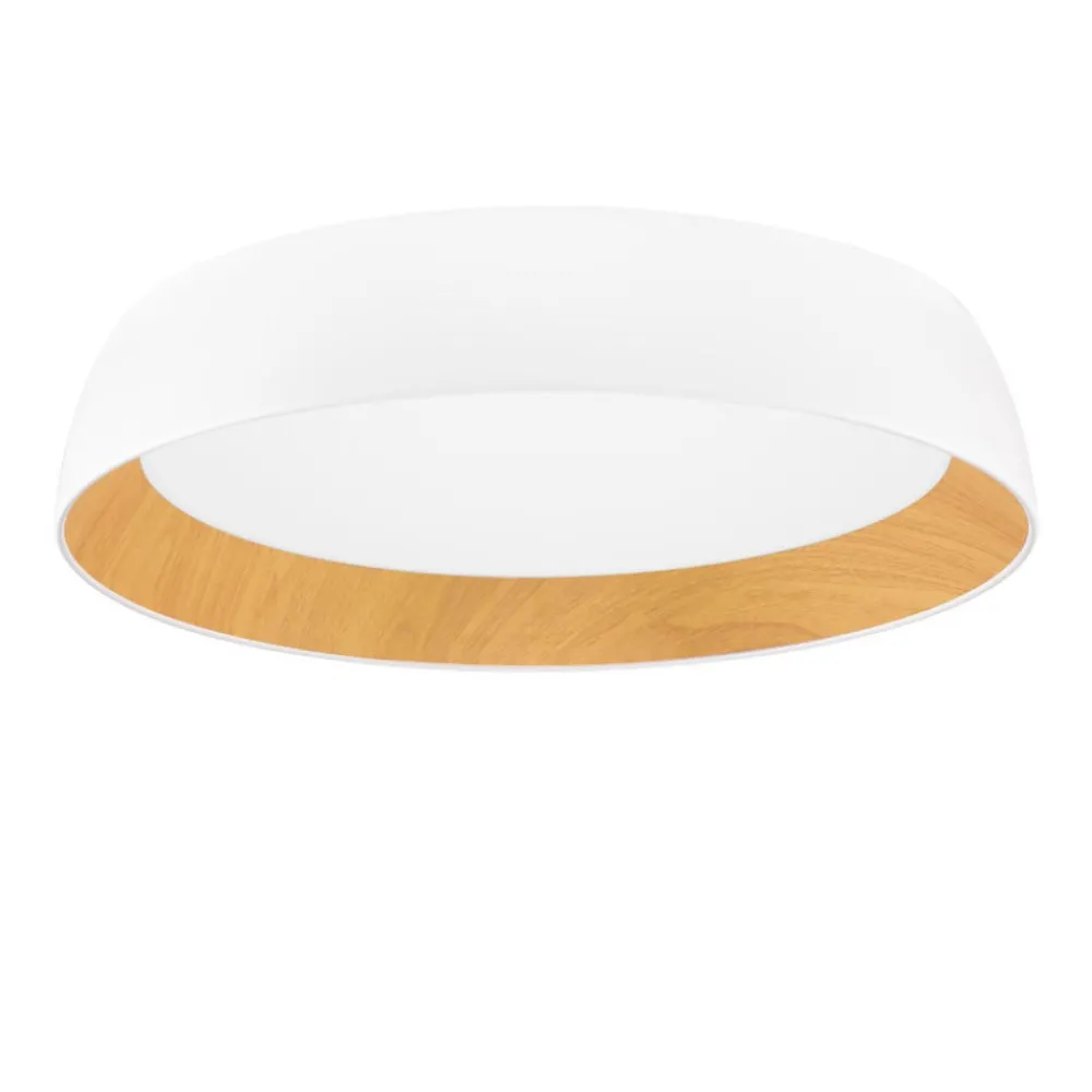Plafoniere Moderne-Selezionato da Mazzolaluce Plafoniera led 50w 3000k per cucina bianco effetto legno