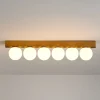 Plafoniere Moderne-Ideal Lux Plafoniera led 18w 3000k ping pong pl6 ottone sfere bianche