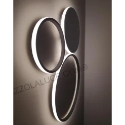 Plafoniere Moderne-Ondaluce Plafoniera led 42w 4000k pl pois pc silver moderna