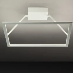Plafoniere Moderne-Affralux Plafoniera led 63w 3000k quadrata bianca quattro
