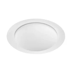 Plafoniere Moderne-Linea Light Plafoniera led 21w 3000k tonda bianca ip40 crew