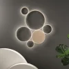 Plafoniere Moderne-Ondaluce Plafoniera led 68w pl pois 3000k oro moderna