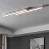 Plafoniere Moderne-Eglo Plafoniera led 21w rgb dimmerabile app saliteras bianca