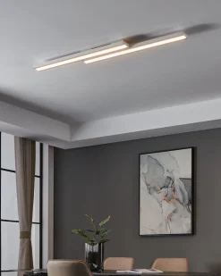 Plafoniere Moderne-Eglo Plafoniera led 21w rgb dimmerabile app saliteras bianca
