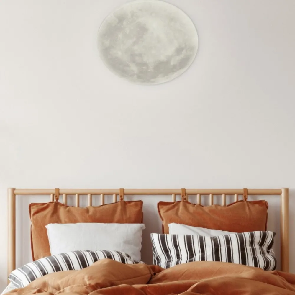 Plafoniere Moderne-Selezionato da Mazzolaluce Plafoniera luna led 22w 3000k dimmerabile con telecomando