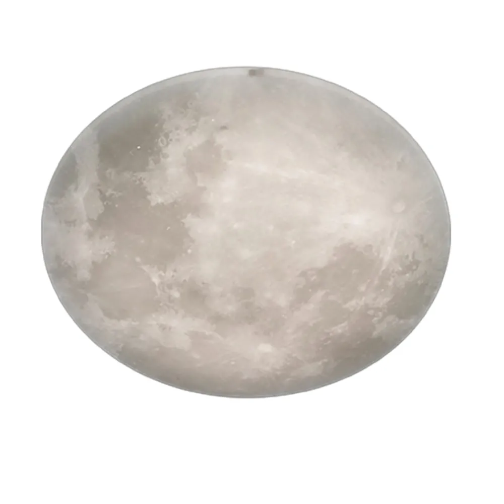 Plafoniere Moderne-Selezionato da Mazzolaluce Plafoniera lunare moderna led 3000k dimmerabile