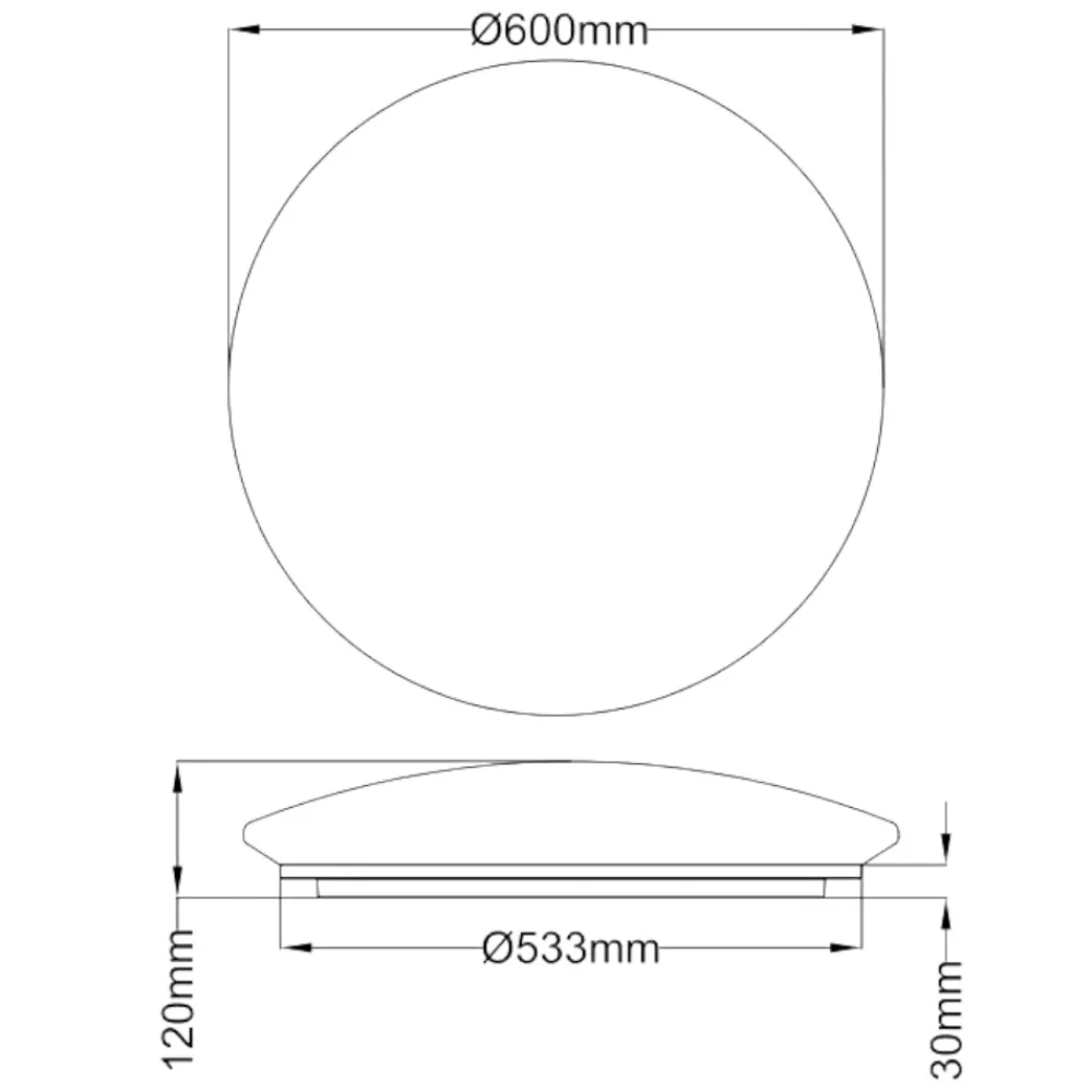 Plafoniere Moderne-Selezionato da Mazzolaluce Plafoniera lunare moderna led 3000k dimmerabile