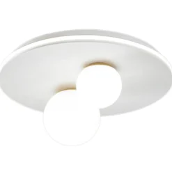 Plafoniere Moderne-Perenz Illuminazione Plafoniera moderna ball perenz bianco oro led 38w 3000k