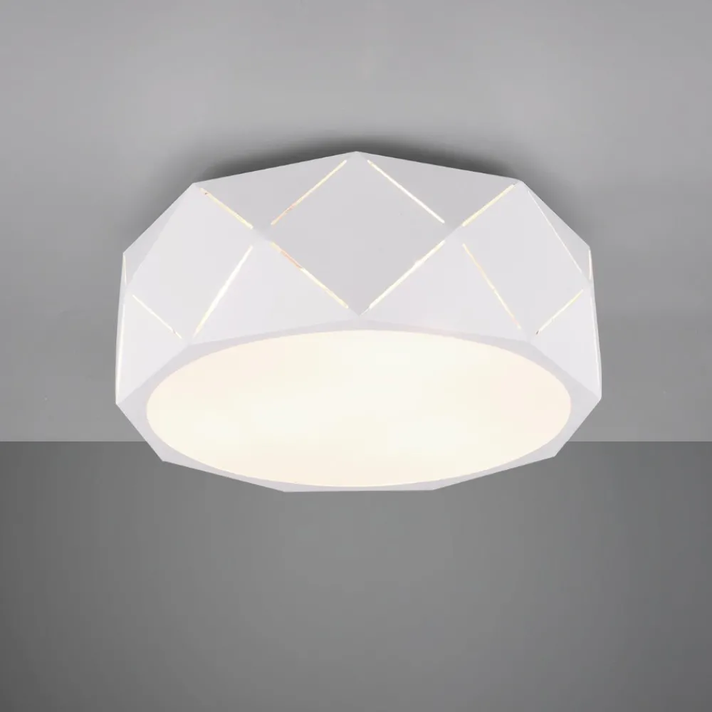 Plafoniere Moderne-Selezionato da Mazzolaluce Plafoniera moderna bianca design per interni