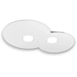 Plafoniere Moderne-Top Light Plafoniera moderna bianca design tonda toplight cloud
