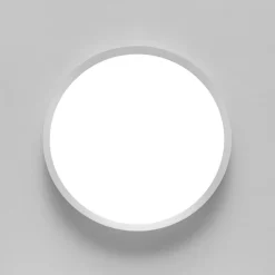 Plafoniere Moderne-Vivida International Plafoniera moderna bianca led 50w cct dimmerabile 60 cm vivida hera
