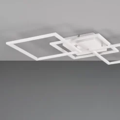 Plafoniere Moderne-Selezionato da Mazzolaluce Plafoniera moderna bianca led 4000k orientabile