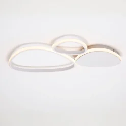 Plafoniere Moderne-Selezionato da Mazzolaluce Plafoniera moderna bianca led 3200k per camera da letto