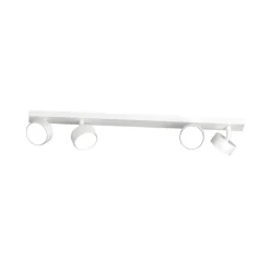 Plafoniere Moderne-Top Light Plafoniera moderna bianca 4 luci per cucina toplight