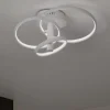Plafoniere Moderne-Selezionato da Mazzolaluce Plafoniera moderna bianca orientabile led 3000k dimmerabile