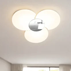 Plafoniere Moderne-Top Light Plafoniera moderna bianca clover