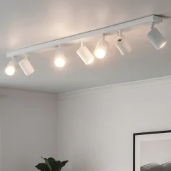 Plafoniere Moderne-Top Light Plafoniera moderna bianco 7 luci orientabili toplight