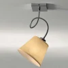 Plafoniere Moderne-Selezionato da Mazzolaluce Plafoniera moderna braccio flessibile paralume pergamena