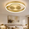 Plafoniere Moderne-Selezionato da Mazzolaluce Plafoniera moderna bronzo led 41w cct 2700k 3000k 4000k dimmerabile per camera da letto