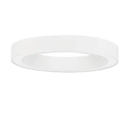 Plafoniere Moderne-Selezionato da Mazzolaluce Plafoniera moderna cerchio anello bianco 60 cm led 48w 2700k a 4000k con telecomando app