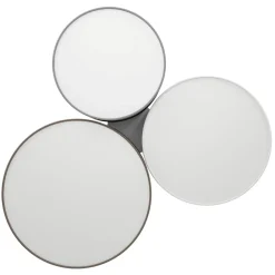 Plafoniere Moderne-Eglo Plafoniera moderna cilindri di tessuto multicolore pastore