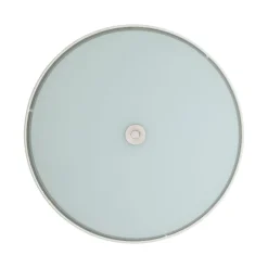 Plafoniere Moderne-Eglo Plafoniera moderna cilindro in tessuto bianco 47 cm pastera