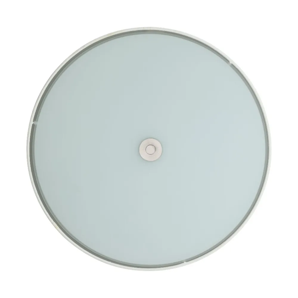 Plafoniere Moderne-Eglo Plafoniera moderna cilindro in tessuto bianco 47 cm pastera