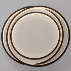 Plafoniere Moderne-Selezionato da Mazzolaluce Plafoniera moderna circolare led 3000k per camera da letto dimmerabile