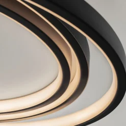 Plafoniere Moderne-Selezionato da Mazzolaluce Plafoniera moderna circolare led 3000k per camera da letto dimmerabile