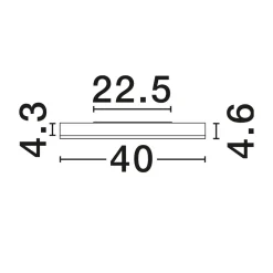 Plafoniere Moderne-Selezionato da Mazzolaluce Plafoniera moderna 40 cm nera led 41w cct 2700k 3000k 4000k dimmerabile per camera da letto