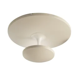 Plafoniere Moderne-Fabas Luce Plafoniera moderna conrad sabbia per sala da pranzo
