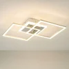 Plafoniere Moderne-Selezionato da Mazzolaluce Plafoniera moderna cromata led 4000k dimmerabile orientabile