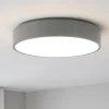 Plafoniere Moderne-Selezionato da Mazzolaluce Plafoniera moderna da cucina rotonda anello grigio 42w 4200k