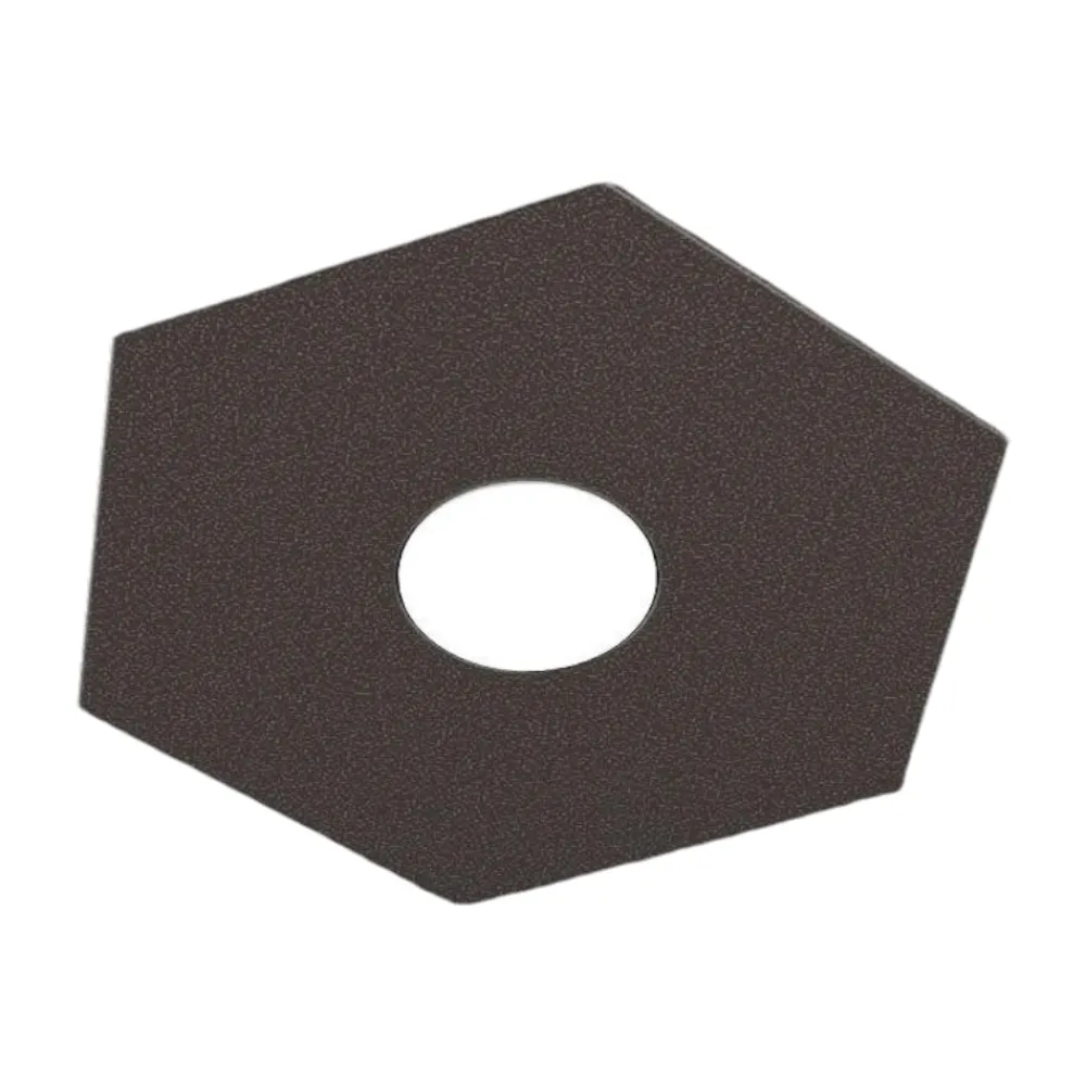 Plafoniere Moderne-Top Light Plafoniera moderna esagonale marrone hexagon