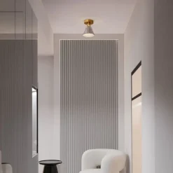 Plafoniere Moderne-Selezionato da Mazzolaluce Plafoniera moderna in vetro fume' led 3000k