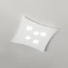 Plafoniere Moderne-Gea Luce Plafoniera moderna isotta bianca