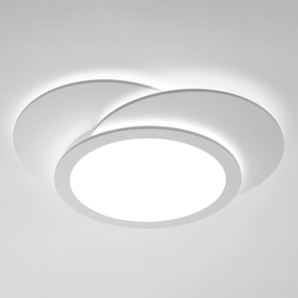 Plafoniere Moderne-Vivida International Plafoniera moderna led cct dimmerabile 79 cm vivida trinity