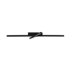 Plafoniere Moderne-Selezionato da Mazzolaluce Plafoniera moderna led 41w cct minimalista nera per ufficio