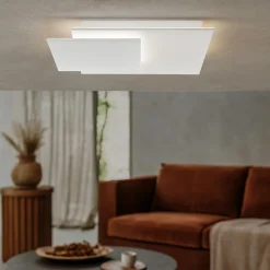 Plafoniere Moderne-Selezionato da Mazzolaluce Plafoniera moderna led 35w 3000k bianca post perenz