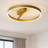 Plafoniere Moderne-Gea Luce Plafoniera moderna led 60w 3000k criseide oro