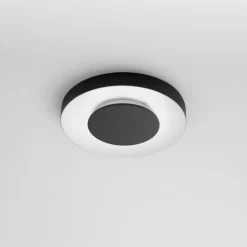 Plafoniere Moderne-Vivida International Plafoniera moderna led 24w 3000k 4000k aurea vivida nera