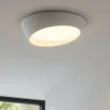 Plafoniere Moderne-Ondaluce Plafoniera moderna led 25w 3000k+4000k half bianca 31cm