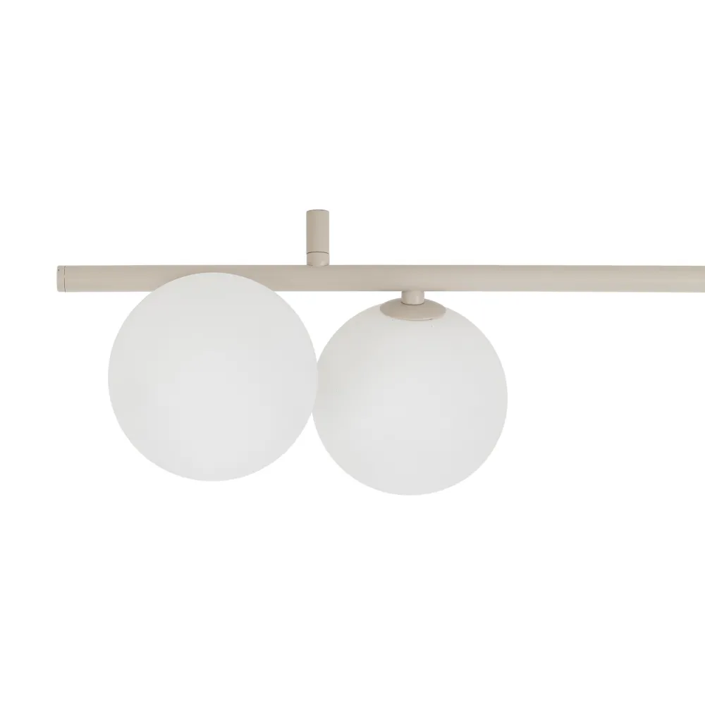 Plafoniere Moderne-Selezionato da Mazzolaluce Plafoniera moderna lunga 200 cm da soffitto colore champagne per soggiorno