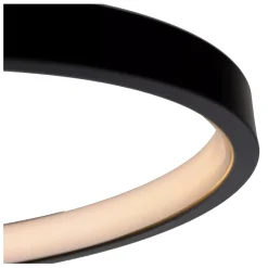Plafoniere Moderne-Selezionato da Mazzolaluce Plafoniera moderna nera design spirale led dimmerabile 3000k