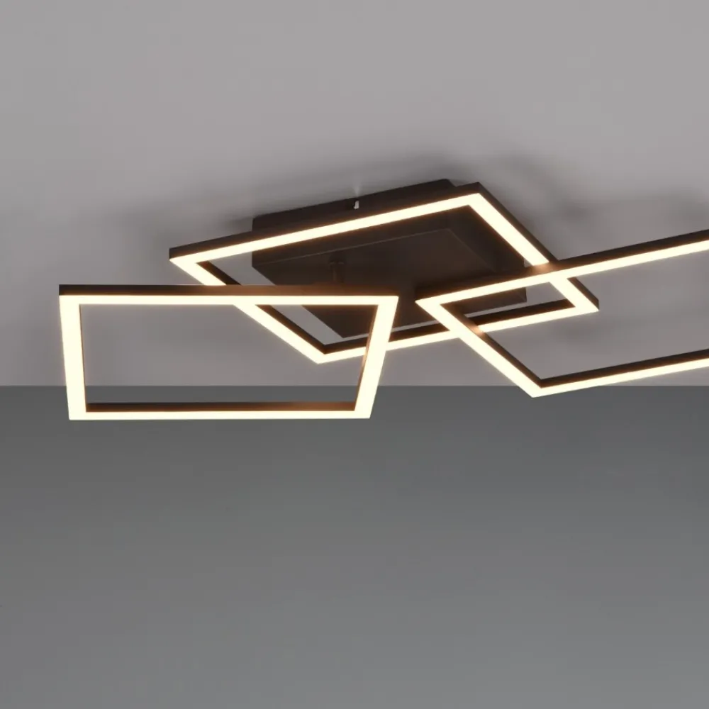 Plafoniere Moderne-Selezionato da Mazzolaluce Plafoniera moderna nera led 3000k orientabile