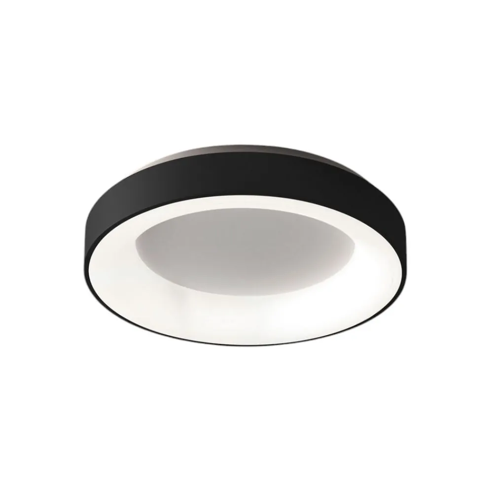 Plafoniere Moderne-Vivida International Plafoniera moderna nera vivida inner-r 60 led 50w 3000k 4000k dimmerabole